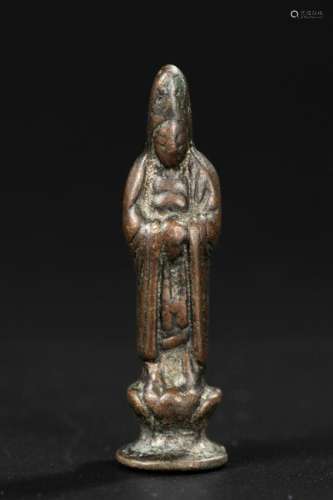 CHINESE LIAO DYNASTY BRONZE GUANYIN
