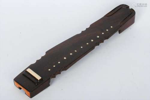 CHINESE ROSEWOOD GUQIN SHAPE WRIST REST