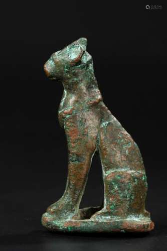 ANCIENT EGYPTIAN BRONZE CAT