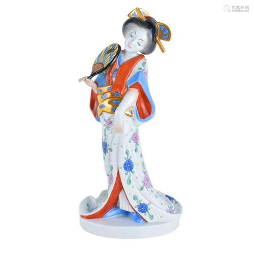 Herend Porcelain Geisha Figurine