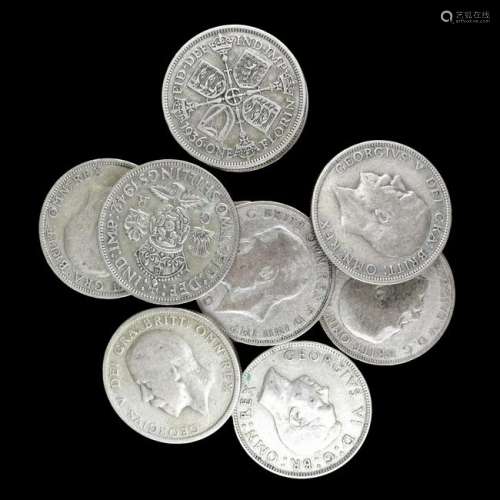 Assorted Great Britain Silver Coins