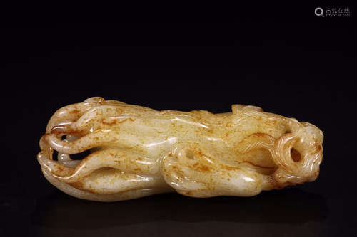 HETIAN JADE BUDDHA HAND ORNAMENT