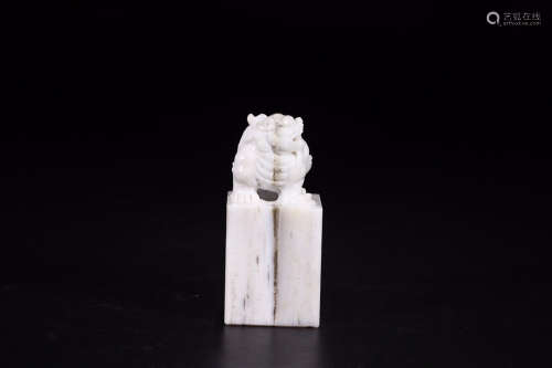 SHOUSHAN STONE LION TOP SEAL