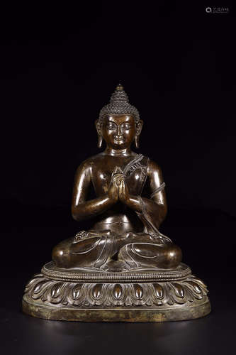 GILT BRONZE SAKYAMMUNI