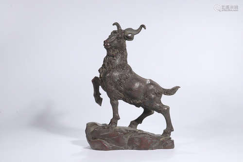 BRONZE GOAT ORNAMENT