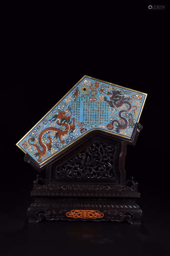CLOISONNE CLOUD AND DRAGON 'QING'