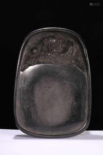 WENFANG LION CARVING INK SLAB