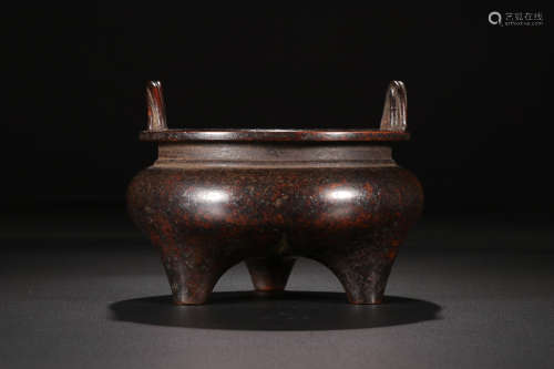 BRONZE TRIPOD CENSER