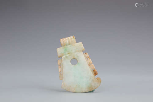 JADEITE AXE SHAPE PENDANT