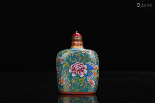 CLOISONNE SNUFF BOTTLE