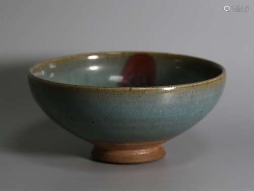 A Chinese Jun-Type Glazed Porcelain Bowl