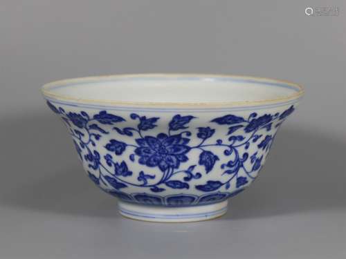 A Chinese Blue and White Porcelain Bowl