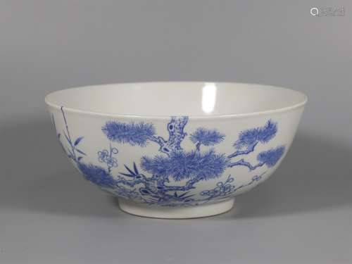 A Chinese Blue and White Porcelain Bowl