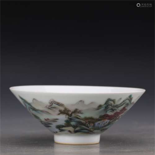 A Chinese Enamel Porcelain Bowl