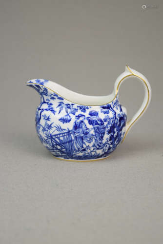 A British Blue and White Porcelain Milk Pot