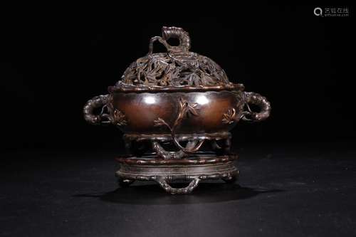 A Chinese Bronze Incense Burner