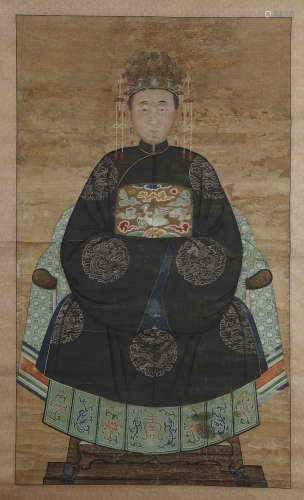 A Chinese ancestor portrait