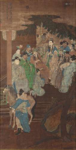 A Chinese painting of Immortals