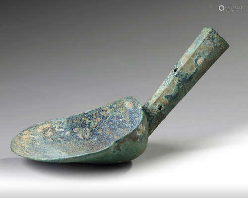 A Chinese bronze ladle
