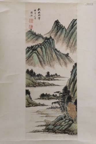 LU HUI (1851-1920), LANDSCAPE