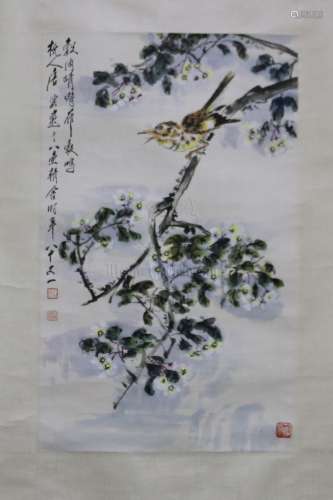 TANG YUN, BIRD ADN FLOWER