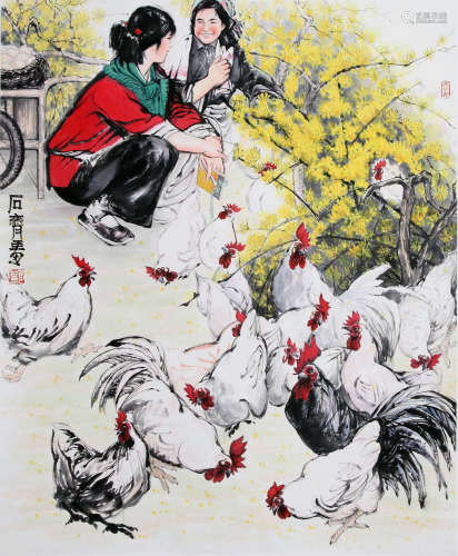 FEEDING ROOSTERS, SHIQI