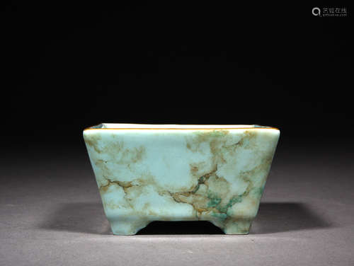 A FAUX MARBRE WASHER, QIANLONG PERIOD