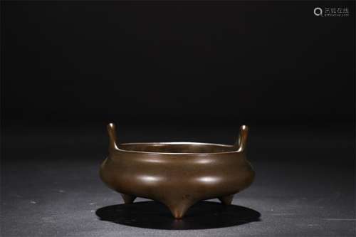 A Chinese Bronze Incense Burner