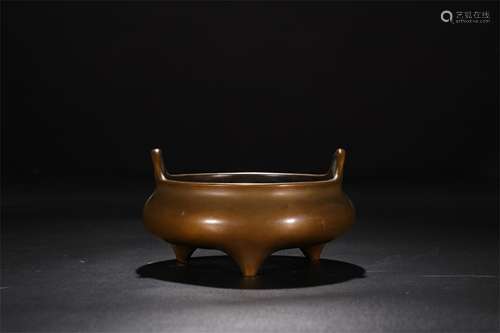 A Chinese Bronze Incense Burner