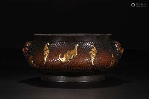 A Chinese Bronze Incense Burner