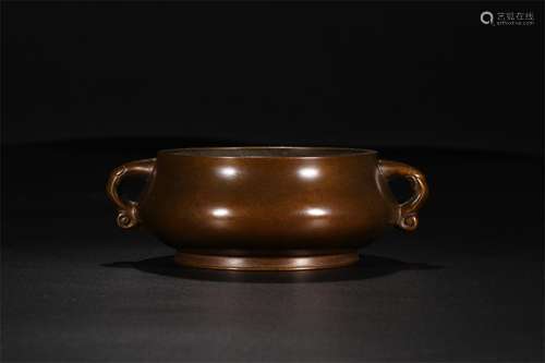 A Chinese Bronze Incense Burner