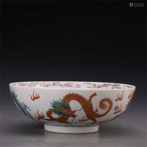 A Chinese Famille-Rose Porcelain Bowl