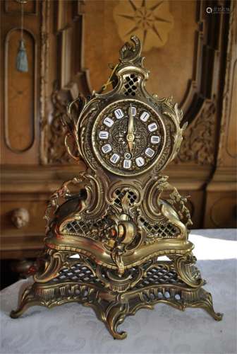 A German Bronze Clock