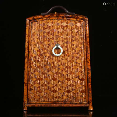 CHINESE BAMBOO TREASURE CASE