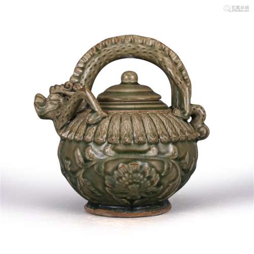 A Chinese Yaozhou Type Porcelain Water Pot