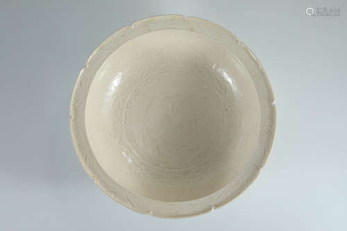 A Chinese White Glazed Porcelain Bowl