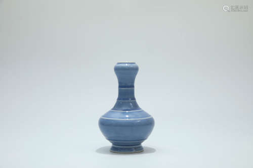 A Chinese Blue Glazed Porcelain Vase