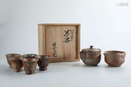 A Set of Chinese Pottery Tea Set