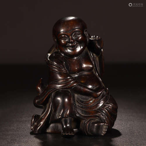 CHINESE HARDWOOD ZITAN BUDDHA TABLE ITEM