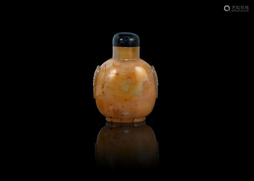 1750-1860 An agate snuff bottle