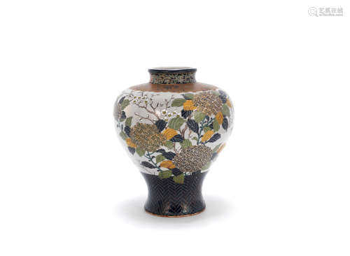 Meiji period  A large Imperial Satsuma vase