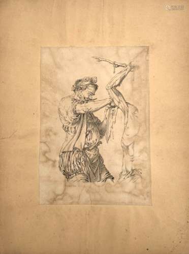 Jusepe DE RIBERA (1588/91-1652). Scène de dissection. Gravure signée et datée [...]