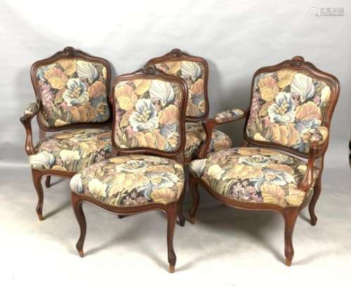 Paire de chaises et fauteuils Napoléon III. -