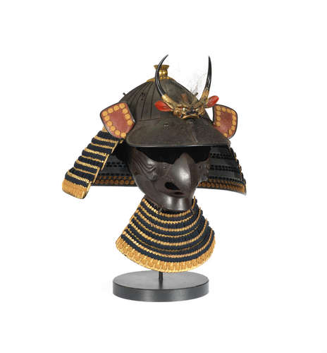 Edo Period (1615–1868), late 17th–early 18th century MYŌCHIN MUNESUKE 明珍宗介 (1642–1726) SUJIBACHI KABUTO (RIDGED HELMET) 筋鉢兜