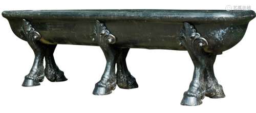 A VICTORIAN SCOTTISH IRONWORK HORSE TROUGH BY WALT…