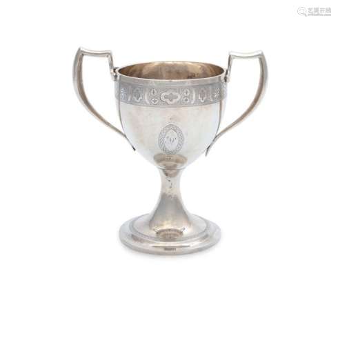 AN IRISH GEORGE III TWO HANDLED PRESENTATION CUP, …