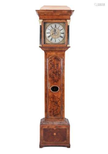 AN IRISH GEORGE III WALNUT LONG CASE CLOCK, signed…