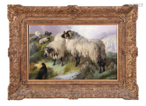 G.W. HOLOUR (19TH CENTURY)Mountain Rams with Pheas…