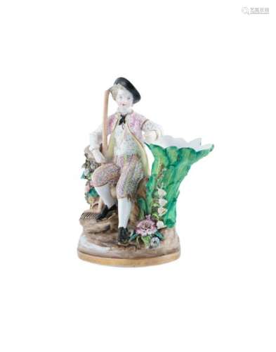 A GERMAN FIGURAL PORCELAIN GROUP, 19th century, mo…