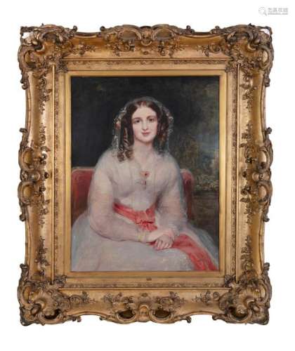 RICHARD ROTHWELL RHA (1800 1868)Portrait of a youn…